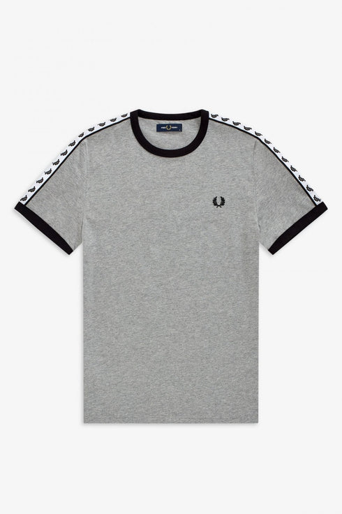T-shirt Uomo con nastro iconico M6347 Grigio FRED PERRY- Francavilla Moda
